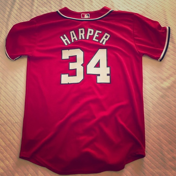 bryce harper youth jersey red